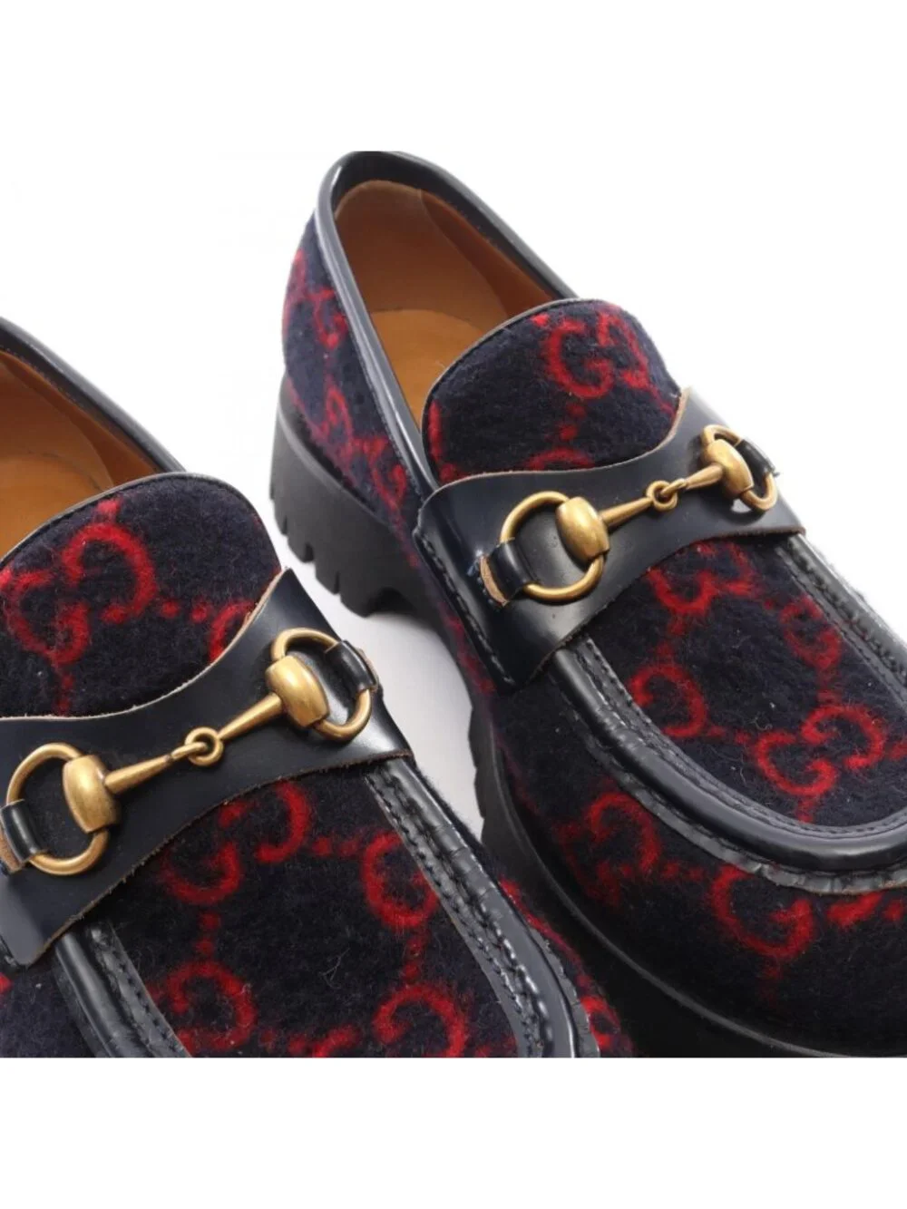 Gucci Loafers Horsebit GG Leather